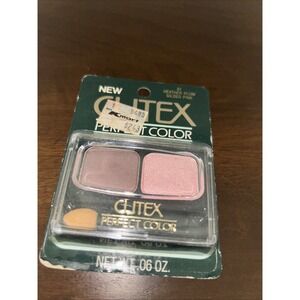 Vint Cutex Perfect Color Eye Shadow Duo 01 Heather Plum Matte/Gilded Pink Frost